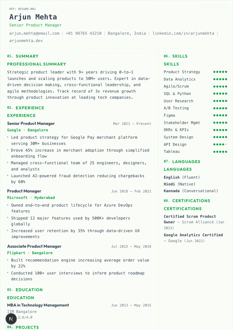 Blueprint Terminal Preview