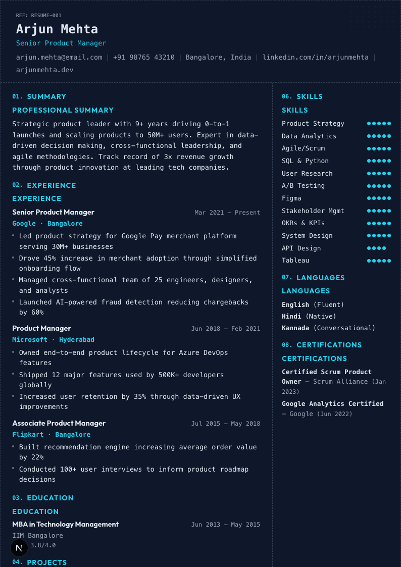 Blueprint Dark Preview