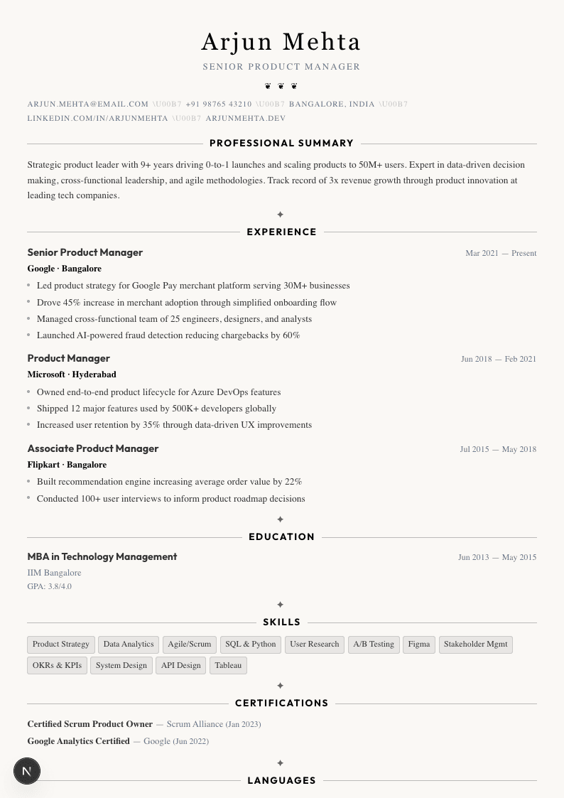 Letterpress Noir Preview